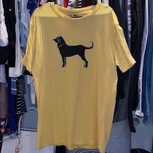 The dog yellow over sized t-shirt.